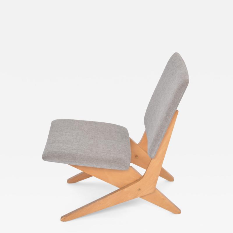 Jan van Grunsven Dutch Mid Century Modern FB18 Scissor Chair by Jan Van Grunsven for UMS Pastoe