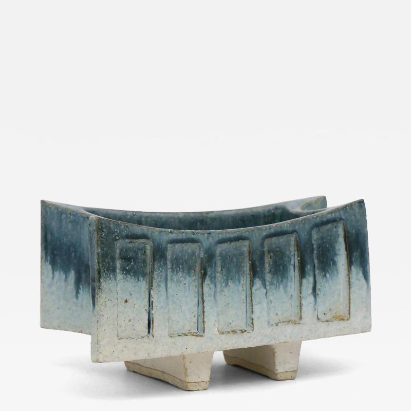 Japanese Asymmetrical Ceramic Vessel