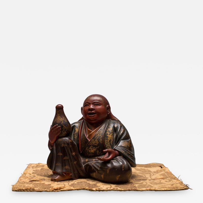 Japanese Lacquer Tokkuri Sake Container 