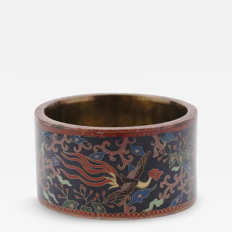 Japanese Meiji Era Cloisonne Enamel Napkin Rings