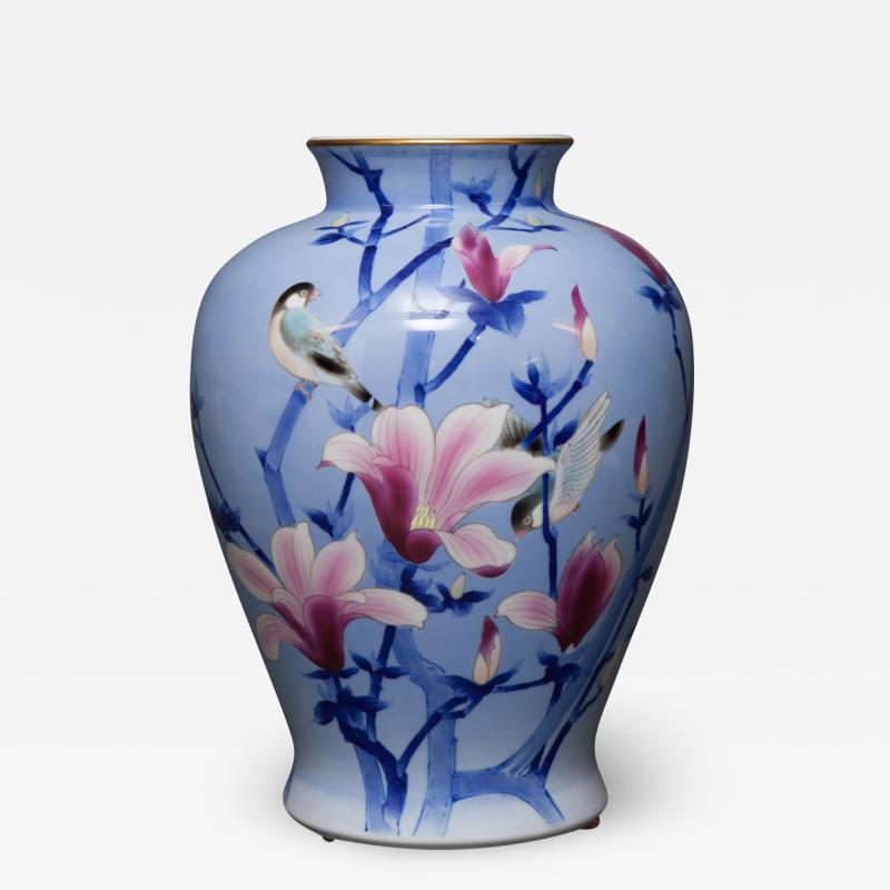 Japanese Porcelain Studio Art Vase