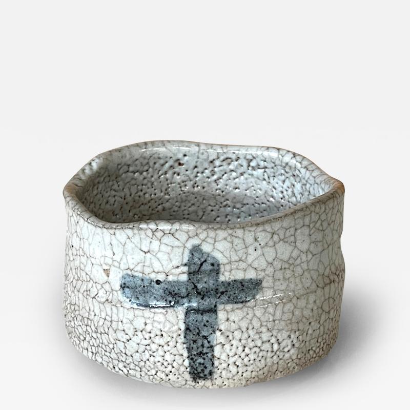 Japanese Shino Ware Chawan Tea Bowl by Toyoda Katsuhiko