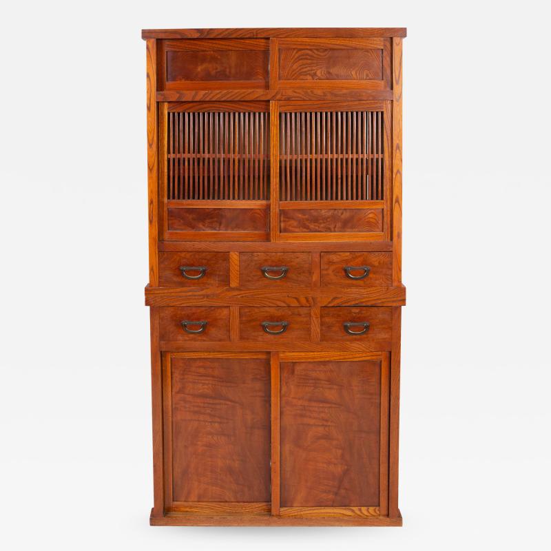 Japanese Two Part Mizuya Kitchen Water Cabinet 
