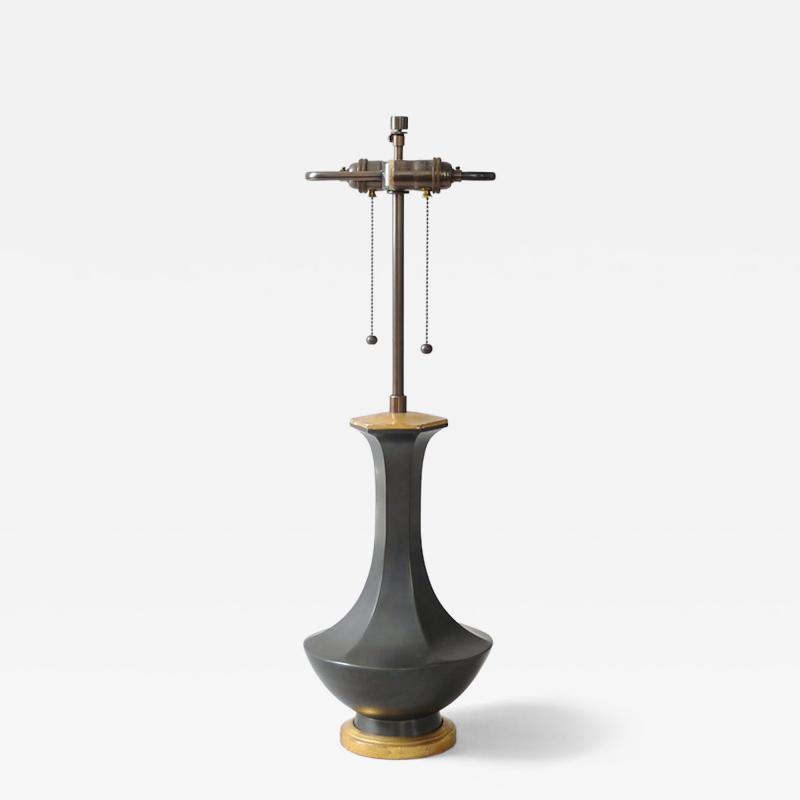 Japanese bronze lamp