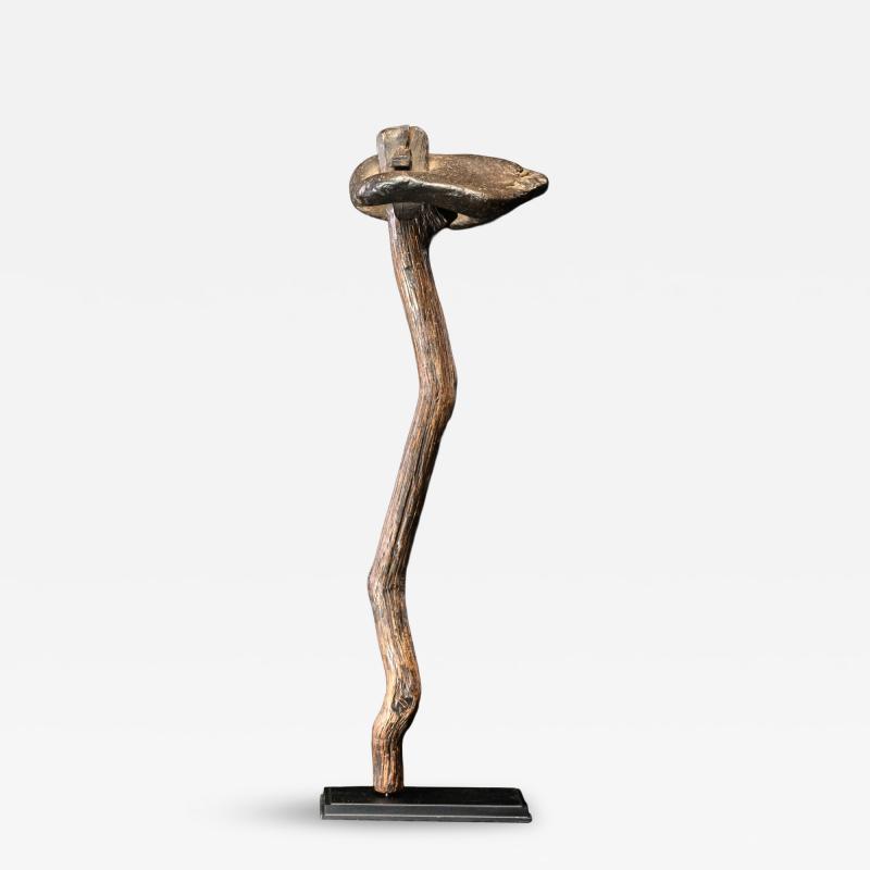 Japanese hard Wood Nyoi Sceptre with black rock finish