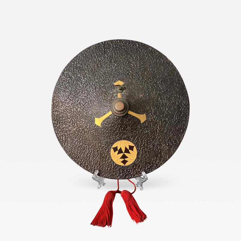 Japanese lacquered Samurai Jingasa Hat Edo Period