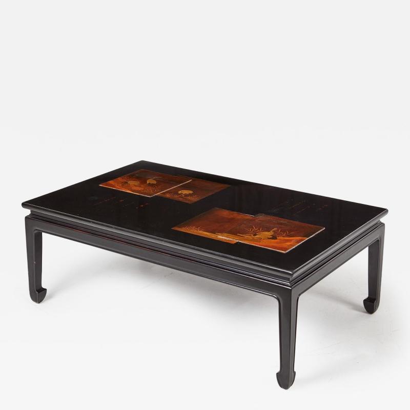 Japanned Lacquered Coffee Table