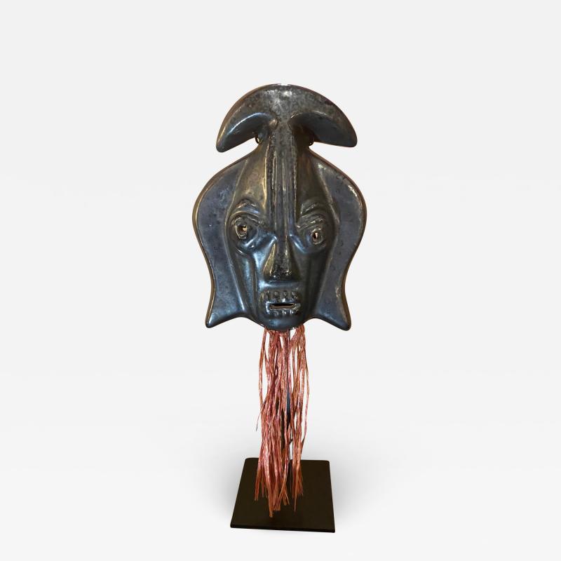 Jaque Sagan Ceramic Mask by Jaque Sagan Vallauris France 1960s