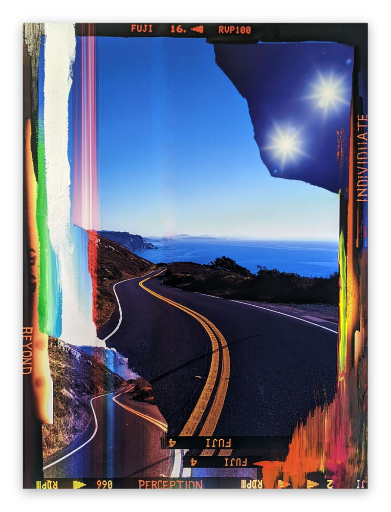 Jason Engelund Meta Road Individuate California Hwy 1 Abstract Photography Painting 2022