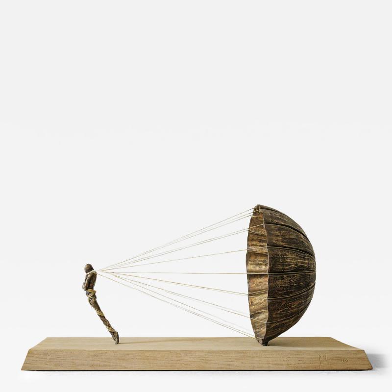 Jean Baptiste GIBUS Boutin THE WIND RISES II Bronze sculpture N 2 8