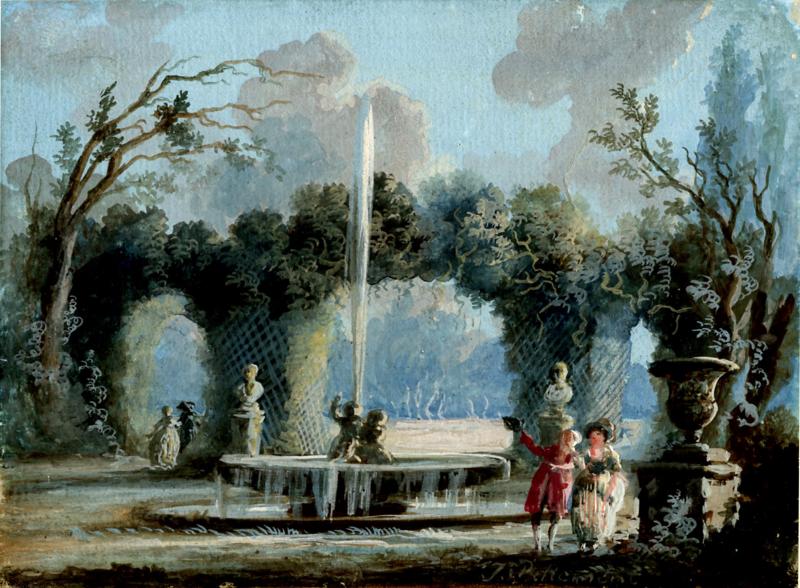 Jean Baptiste Pillement A Walk in the Park