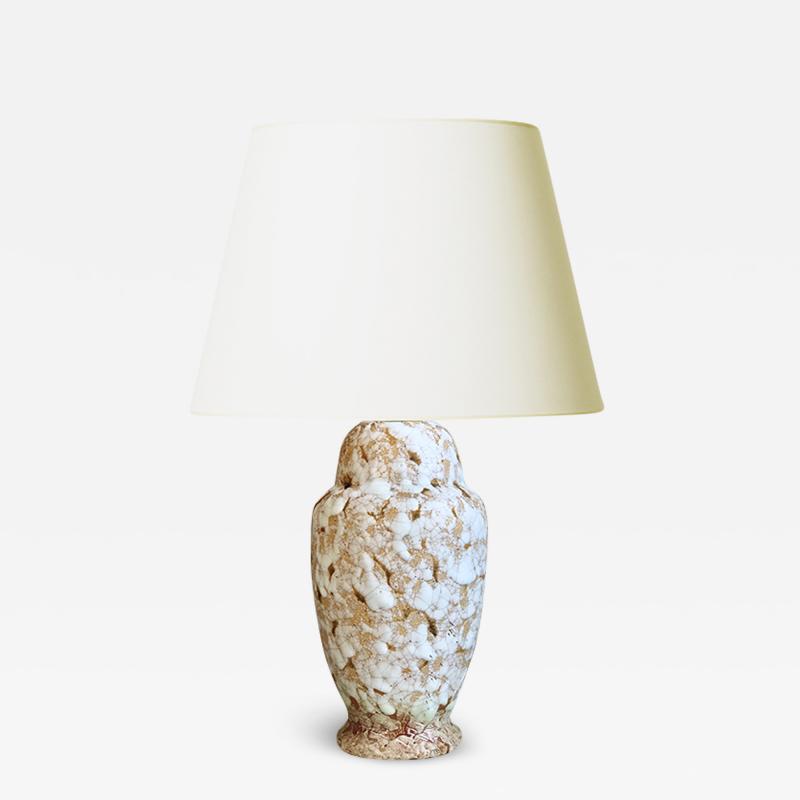 Jean Besnard Ginger Jar Form Table Lamp in the Style of Jean Besnard