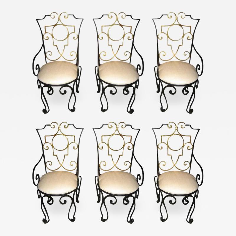 Jean Charles Moreux Chairs Set of 6