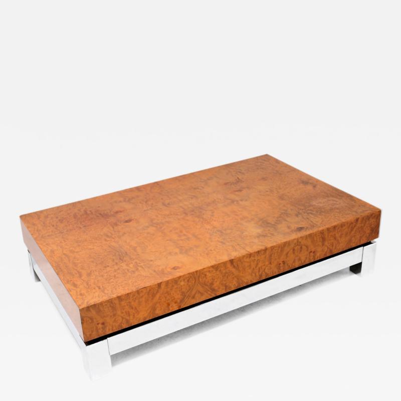 Jean Claude Mahey Burlwood Coffee Table