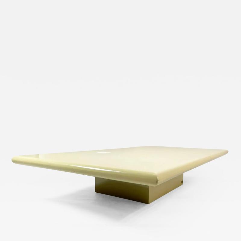 Jean Claude Mahey Rectangular Coffee Table by Jean Claude Mahey France 1970