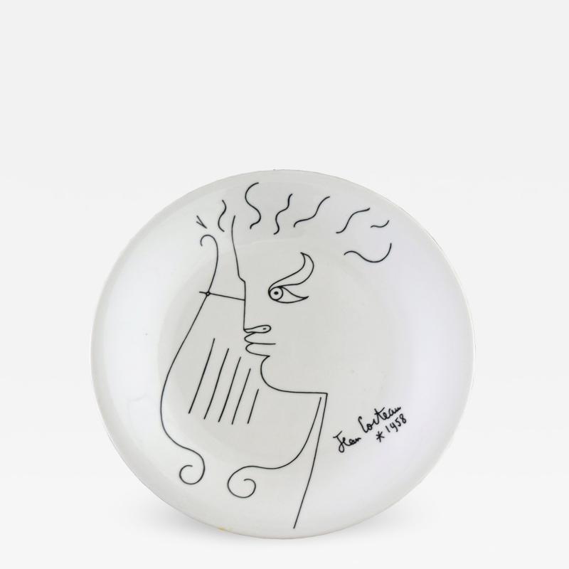 Jean Cocteau Cocteau Jean 1889 1963 Limoges Porcelain plate