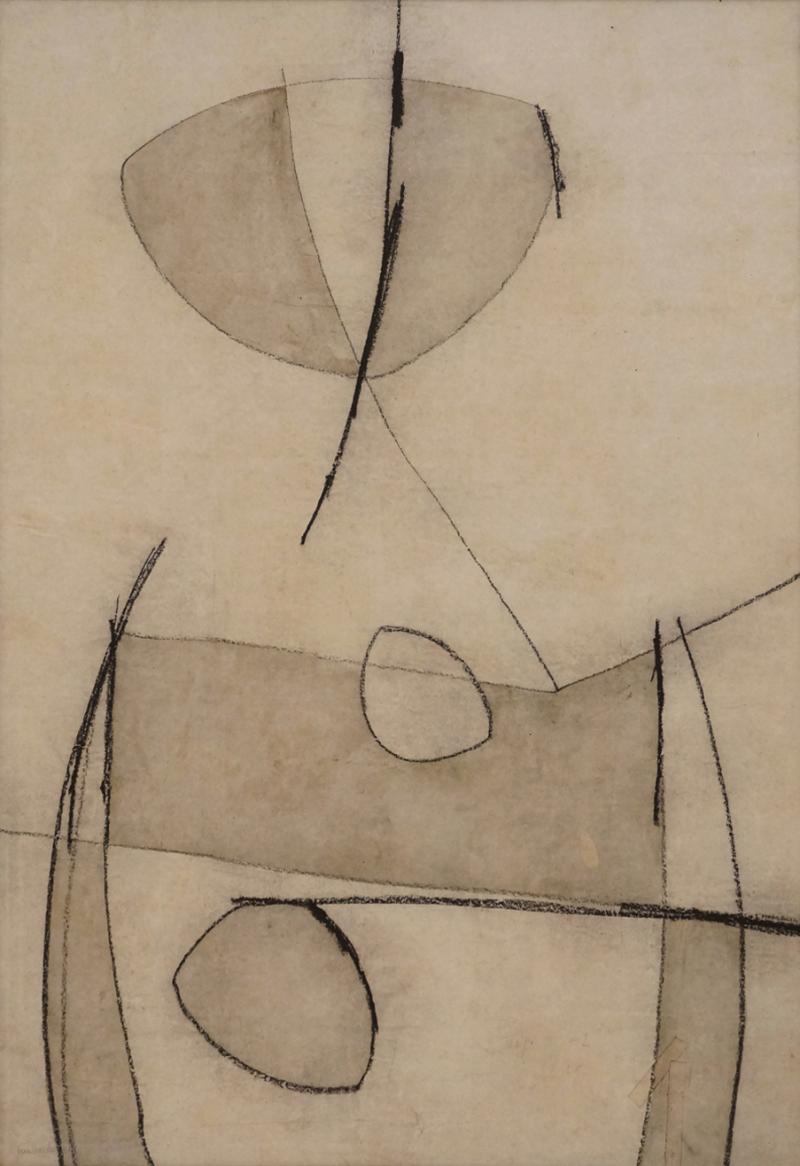 Jean Marc Louis Abstract Figural Painting by Jean Marc Louis