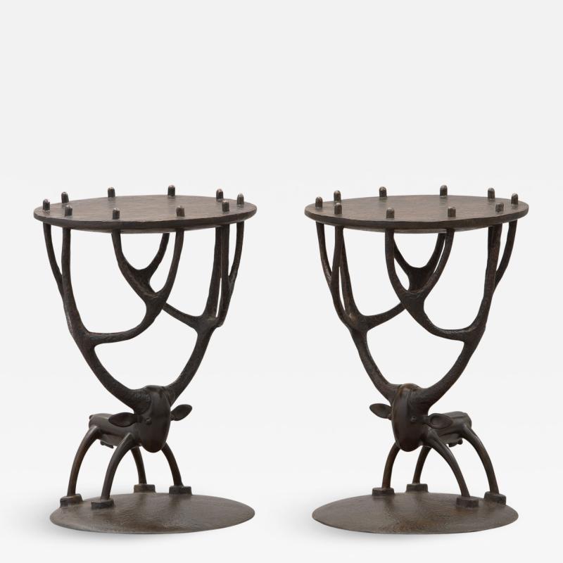 Jean Marie Fiori Deer Side Tables