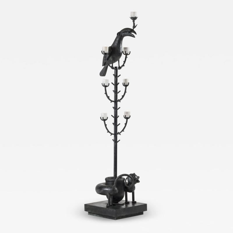 Jean Marie Fiori Toucan Candelabra