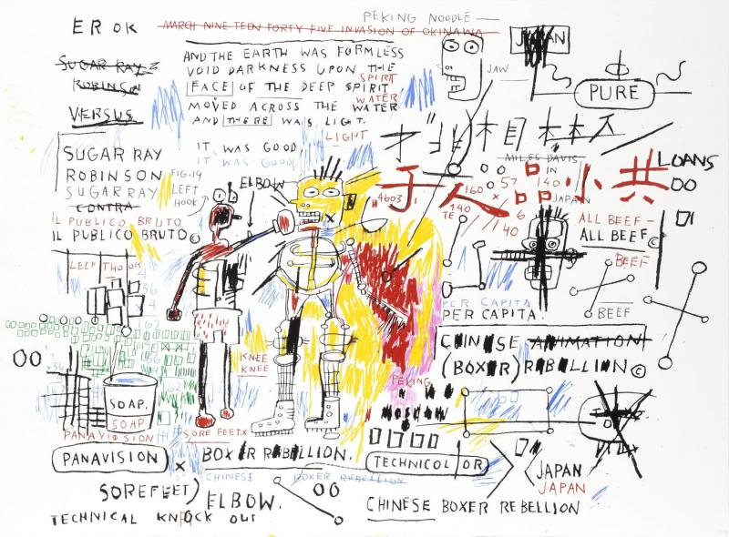 Jean Michel Basquiat Boxer Rebellion