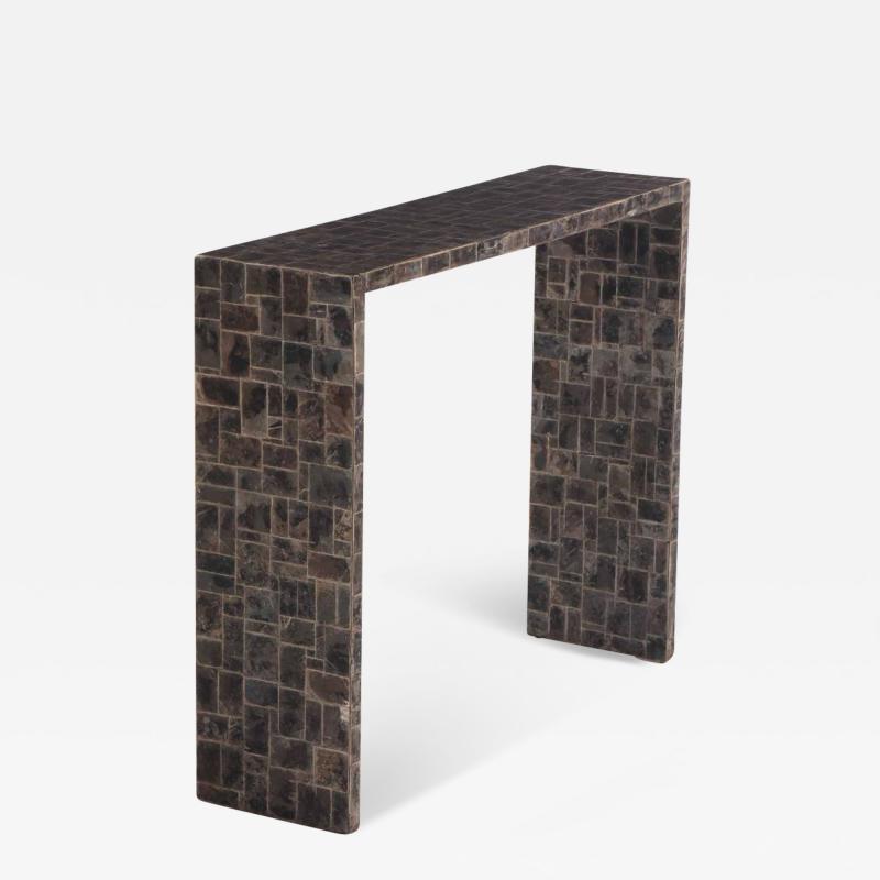 Jean Michel Frank A Mica Covered Console Table in the manner of Jean Michel Frank 