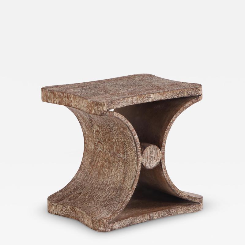 Jean Michel Frank Cerused Oak Bench Table in the manner of Jean Michel Frank Contemporary 