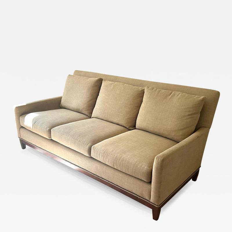 Jean Michel Frank French Mid Century Modern Style Sofa Couch in the style of Jean Michel Frank