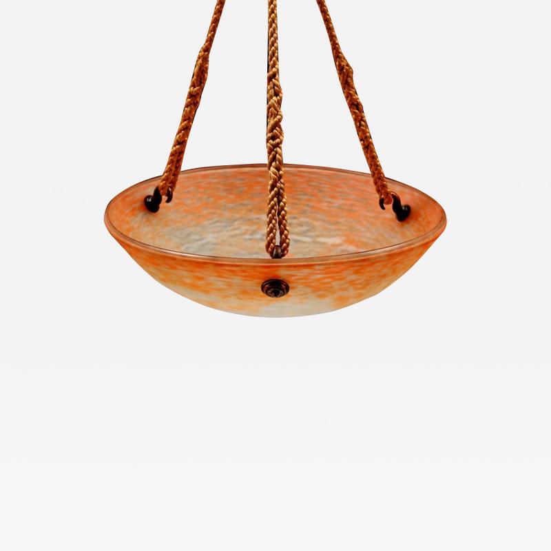 Jean Noverdy French Art Deco Pendant by Jean Noverdy