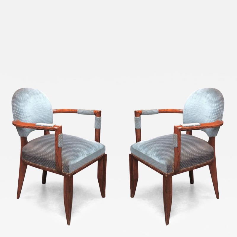 Jean Pascaud Jean Pascaud pair of armchairs