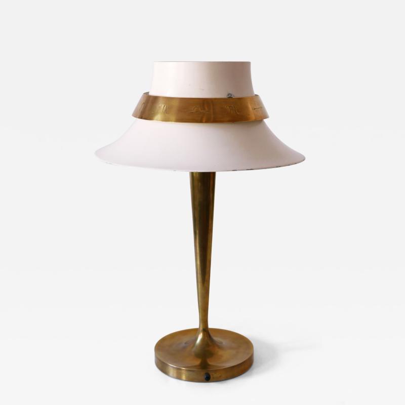 Jean Perzel Exceptional Art Deco Zodiac Desk Light or Table Lamp by Jean Perzel France 1940s