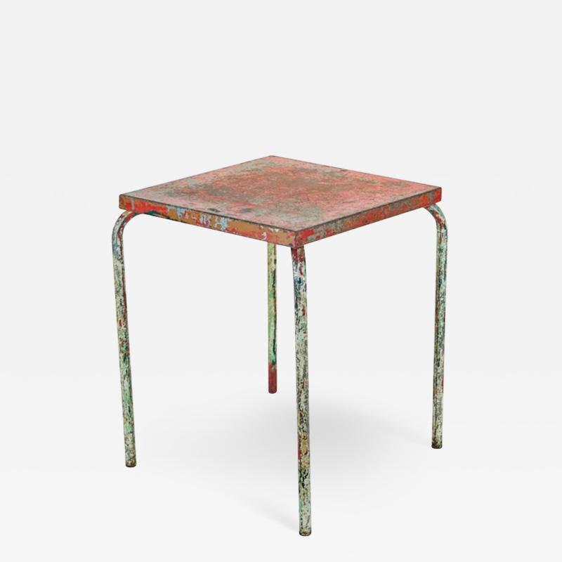 Jean Prouv Distressed Cafe Table