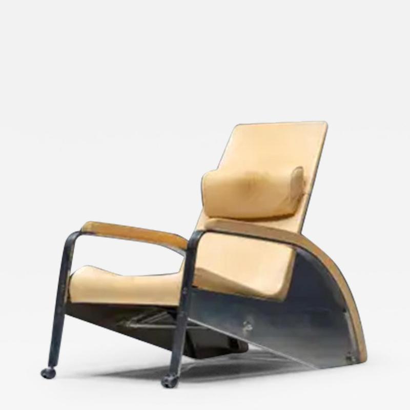 Jean Prouv Grand Repos Lounge Chair D80 by Jean Prouv for Tecta Germany 1980s