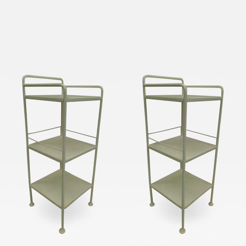 Jean Prouv Pair of French Mid Century Modern Side Tables or Nightstands by Jean Prouve