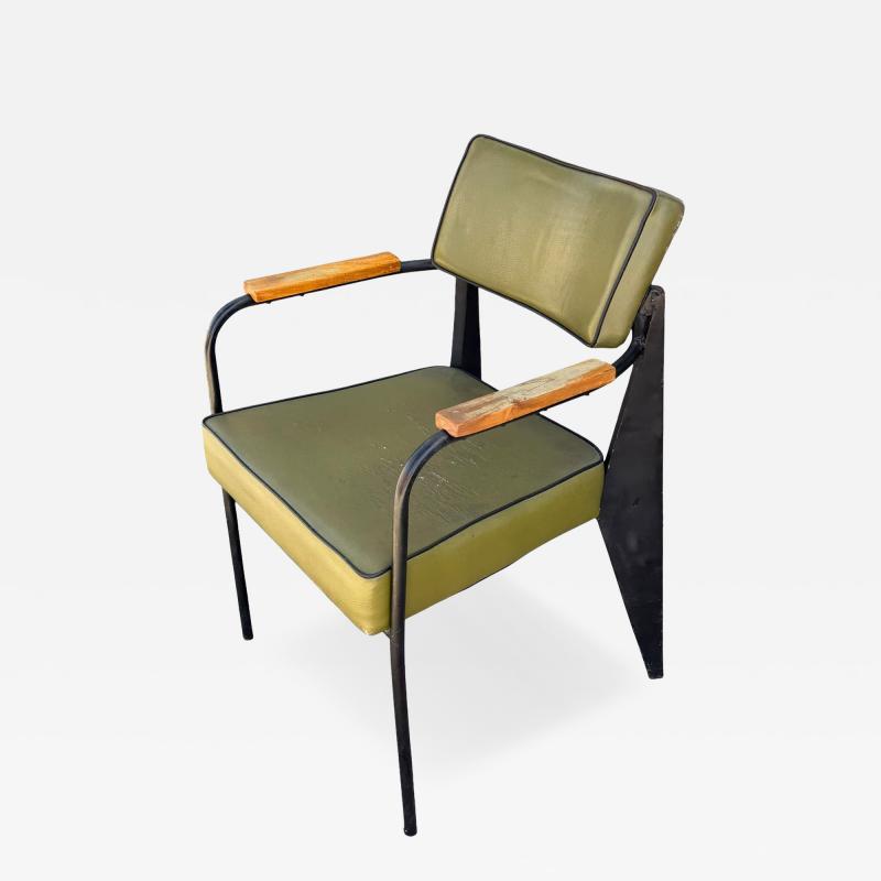 Jean Prouv Vintage Jean Prouv Attr Direction Armchair 1 of 2