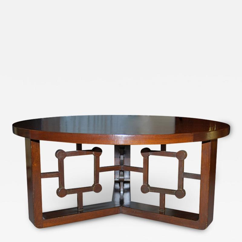 Jean Roy re African Mahogany Cocktail Table