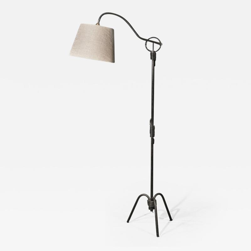 Jean Roy re JEAN ROY RE ADJUSTABLE IRON FLOOR LAMP 1940
