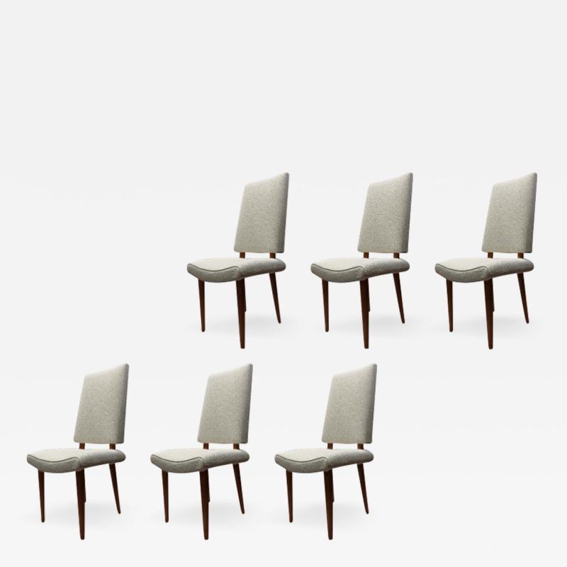 Jean Roy re Jean Royere genuine documented set of 6 dinning chairs