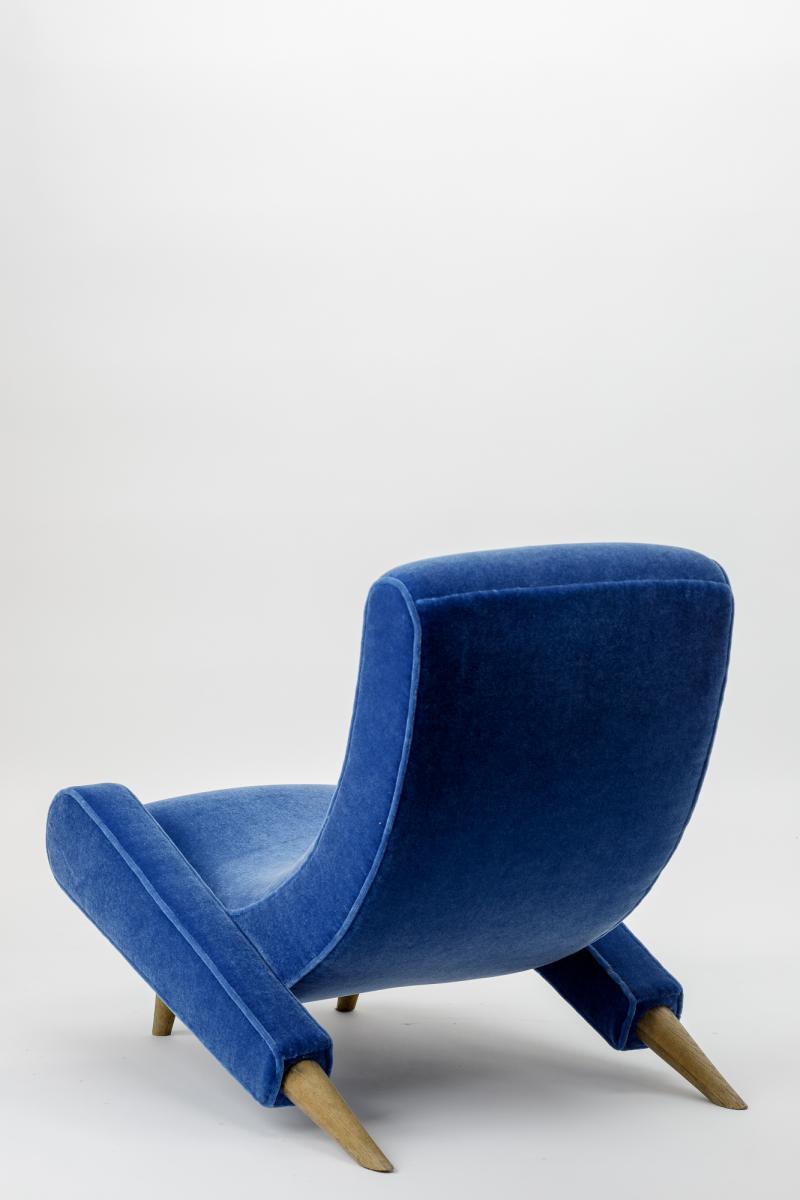 Jean Royère - Jean Royere Pair Of Documented Lounge Chairs Model "Varsano"