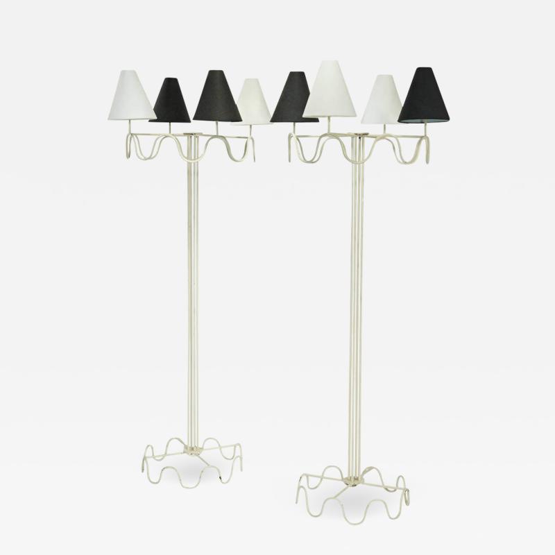 Jean Roy re Ondulation Standard Lamps