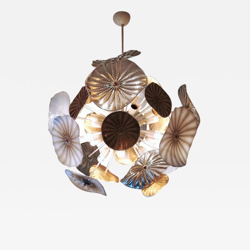 Jellyfih Sputnik Murano Glass Chandelier