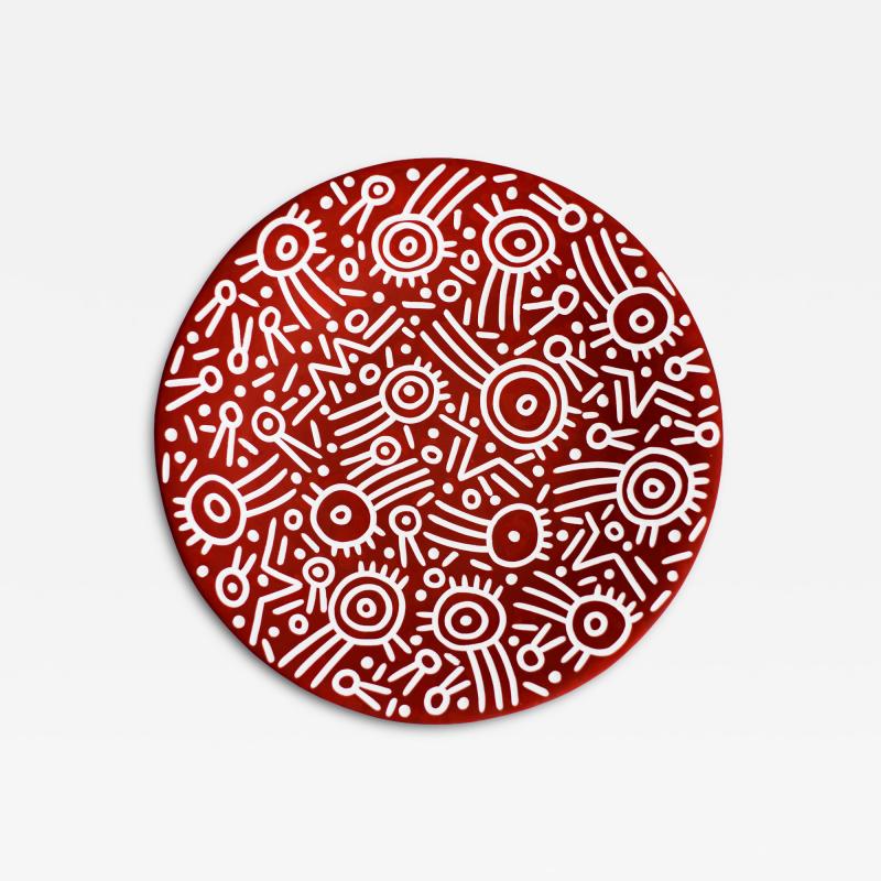 Jennifer Nocon Jennifer Nocon Bowl Untitled Graffiti Terracotta