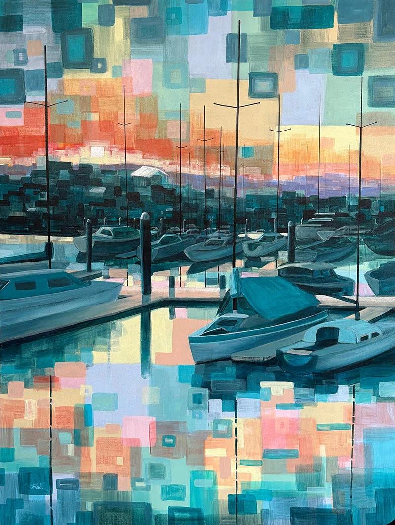 Jennifer Webb Marina at Sunset