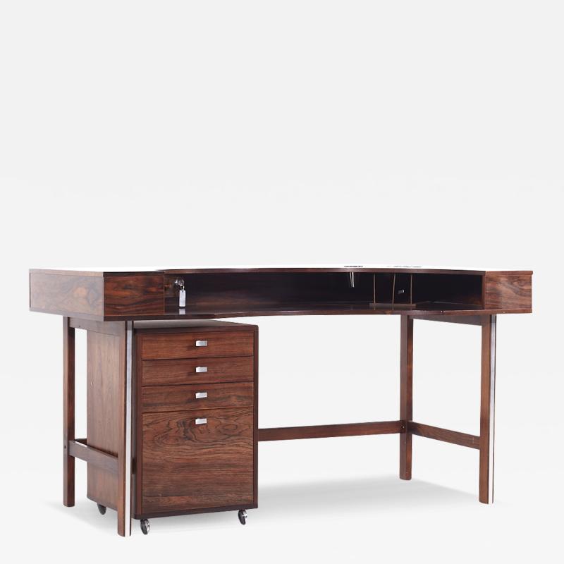 Jens Quistgaard J H Quistgaard for Lovig Mid Century Danish Rosewood Desk