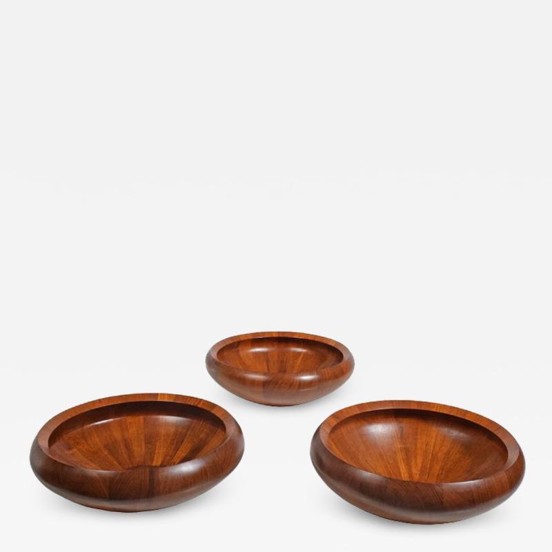 Jens Quistgaard Jens H Quistgaard Large Teak Bowls for Dansk