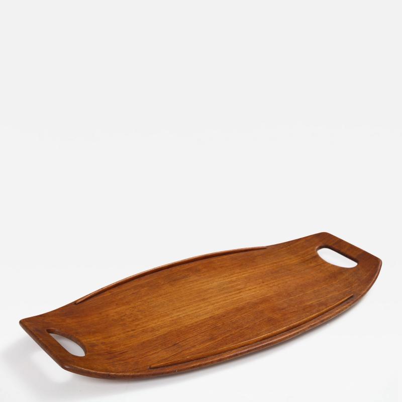 Jens Quistgaard Mid Century Teak Tray by Jens Quistgaard for Dansk Denmark c 1950