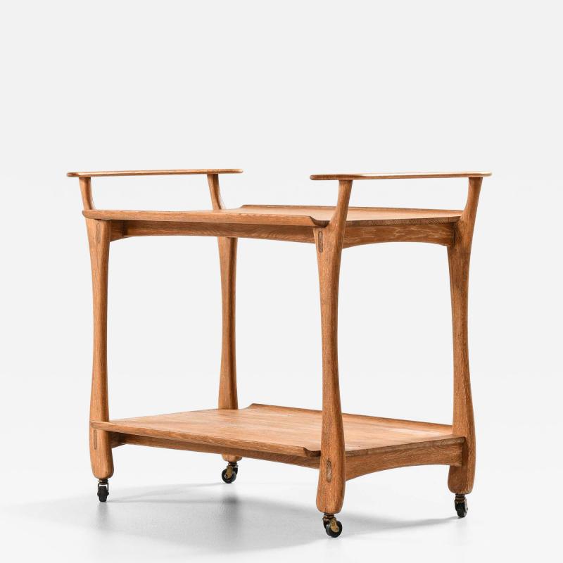 Jens Quistgaard Scandinavian Modern Oak Trolley 1950s