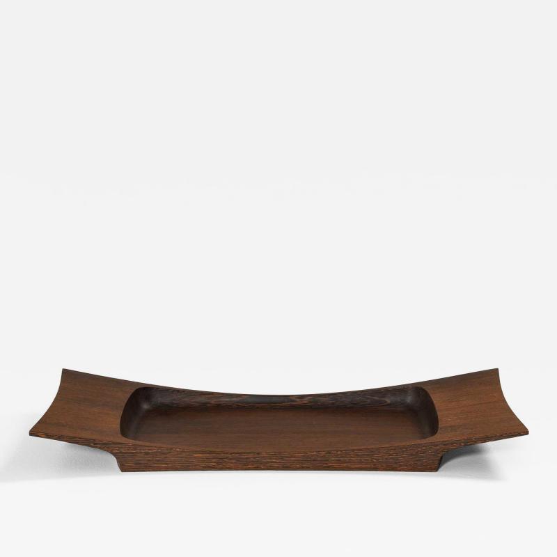 Jens Quistgaard Scandinavian Modern Tray in Weng by Jens Quistgaard 1950s