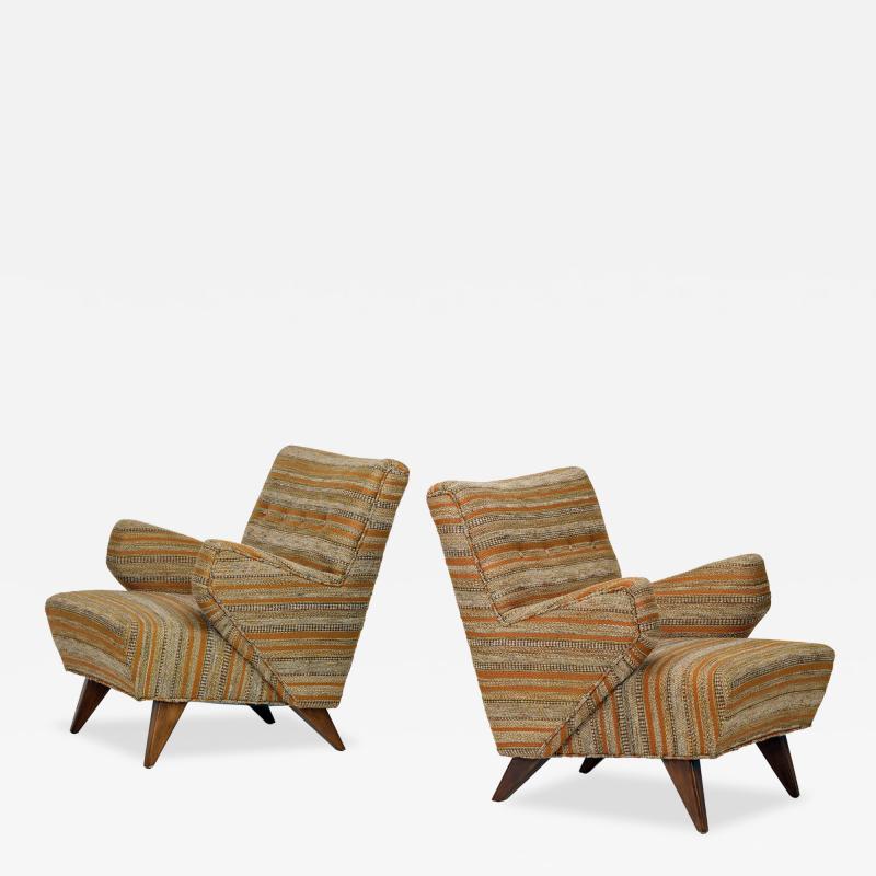 Jens Risom Jens Risom Early lounge chairs model 35 for Knoll Associates