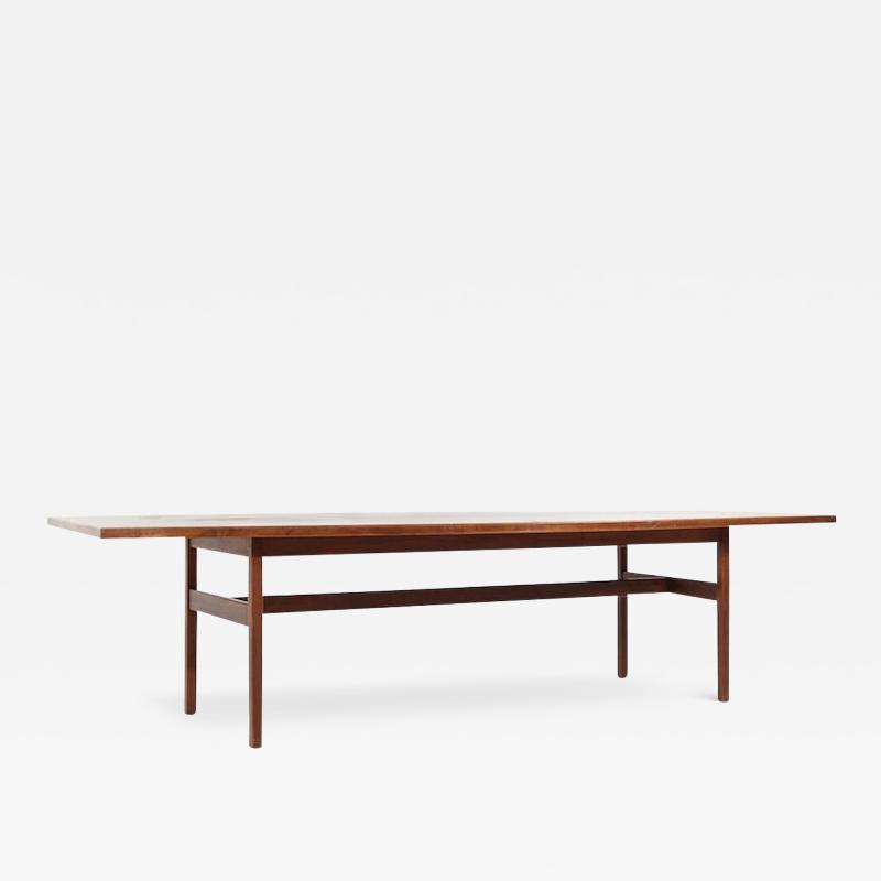 Jens Risom Jens Risom Mid Century 10 Foot Walnut Dining Table