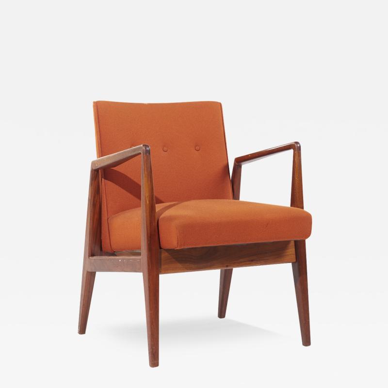 Jens Risom Jens Risom Mid Century Walnut Lounge Chair